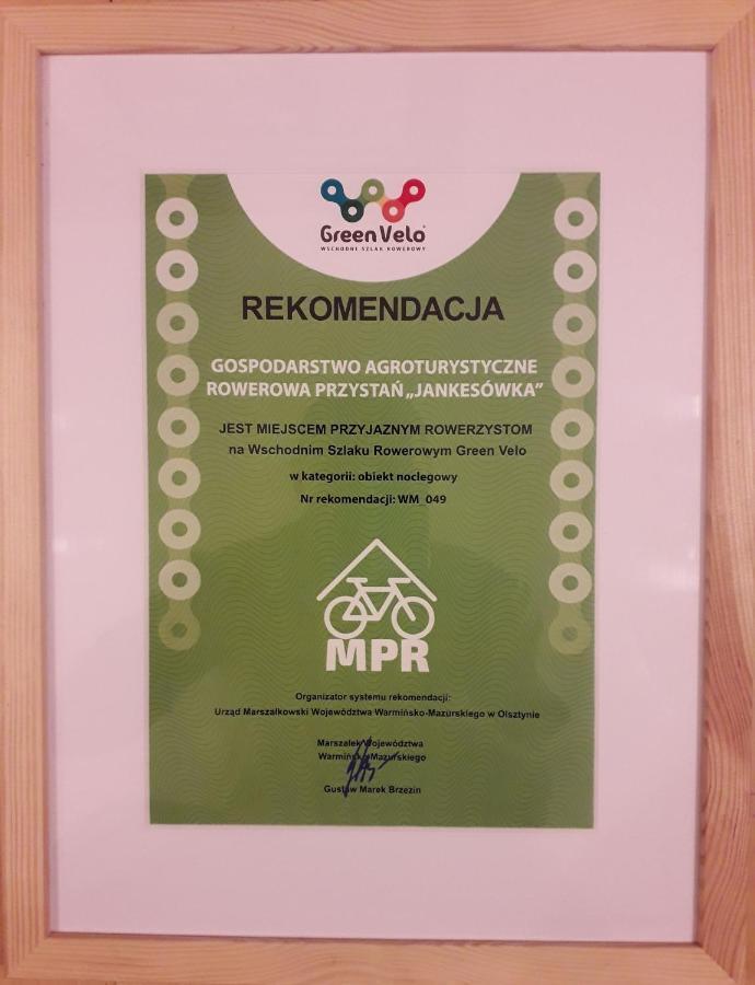 Gospodarstwo Agroturystyczne Rowerowa Przystan "Jankesowka" Lidzbark Warmiński Εξωτερικό φωτογραφία